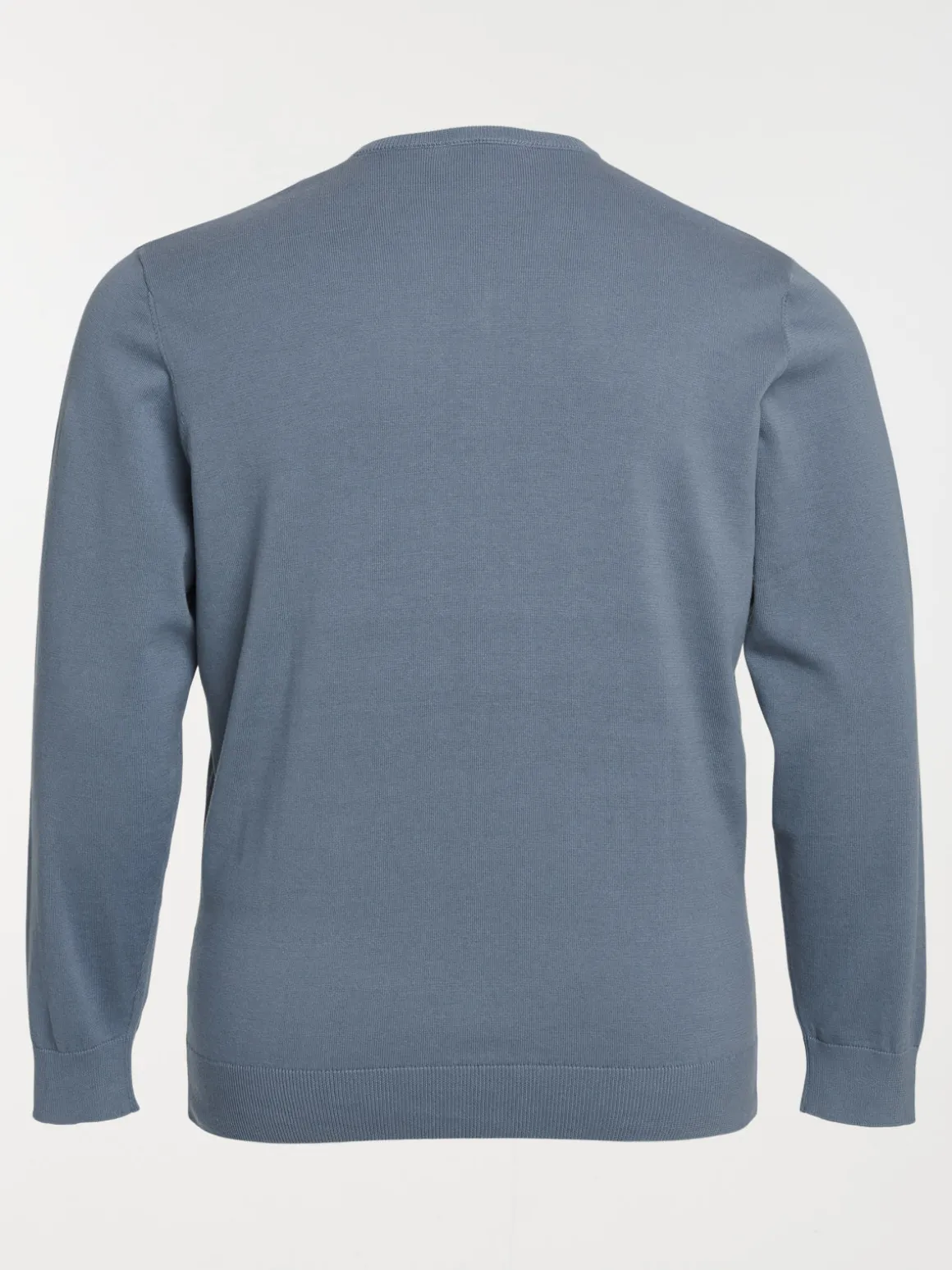 Pull col V grande taille homme