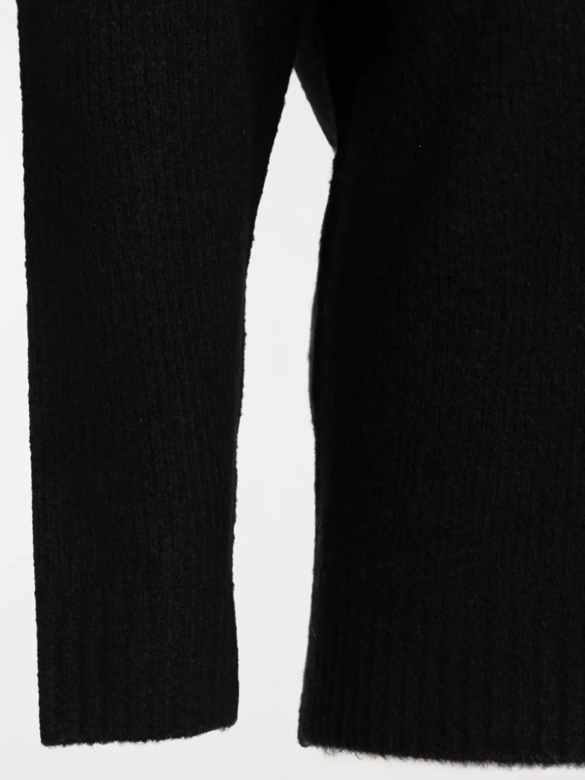 Pull col V noir femme grande taille
