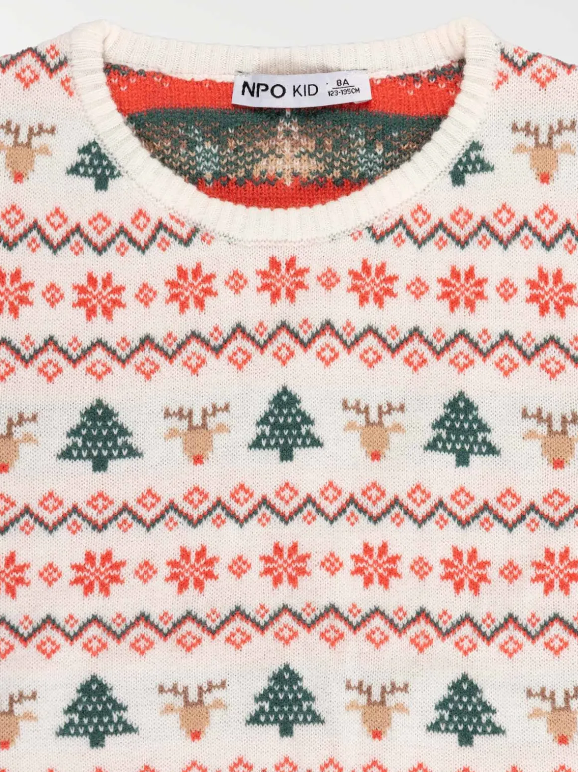 Pull de Noël tout imprimé enfant (3-12A)
