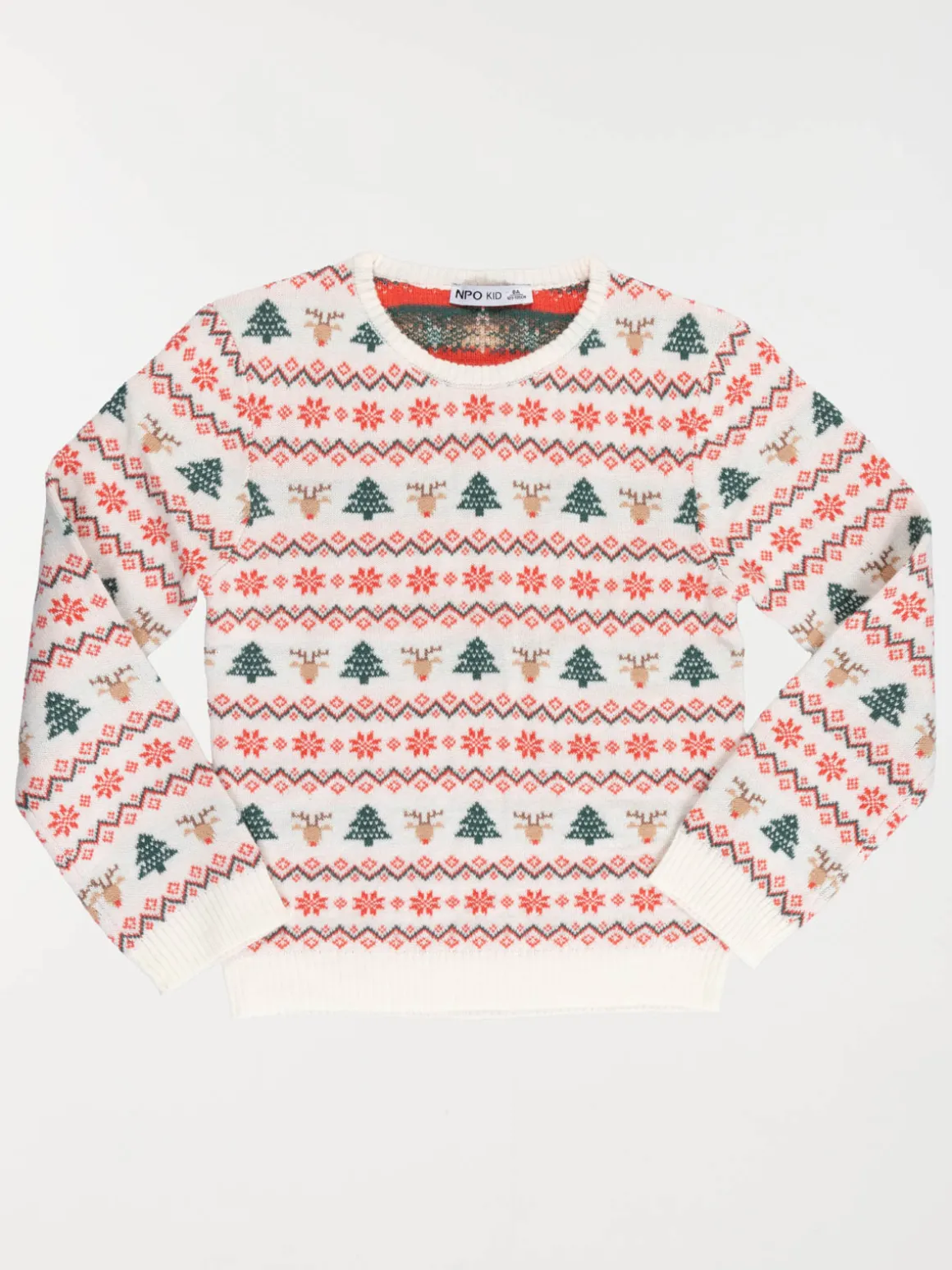 Pull de Noël tout imprimé enfant (3-12A)