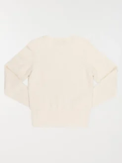 Pull doux col rond fille (XXS-M)