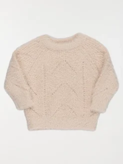 Pull fille maille ajourée (3-36M)