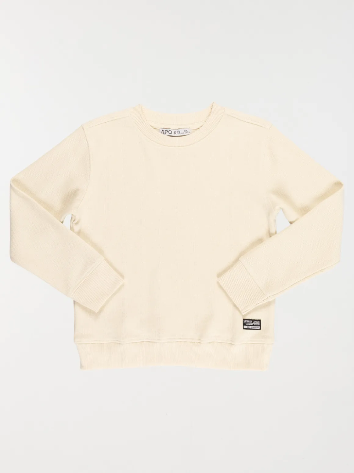 Pull garçon Los Angeles col rond (3-12A)