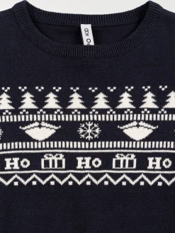Pull jacquard de Noël garçon (3-8A)