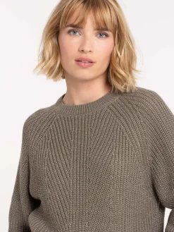 Pull maille brillante femme
