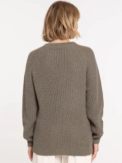 Pull maille brillante femme