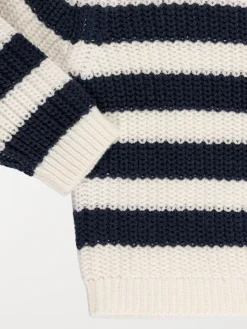 Pull rayé écru garçon (3-36M)