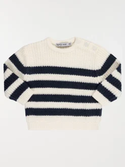 Pull rayé écru garçon (3-36M)