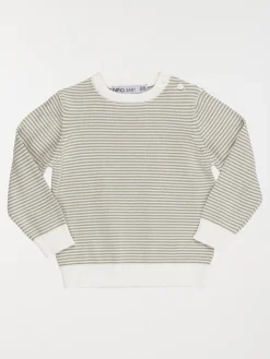 Pull rayé mousse clair garçon (3-36M)