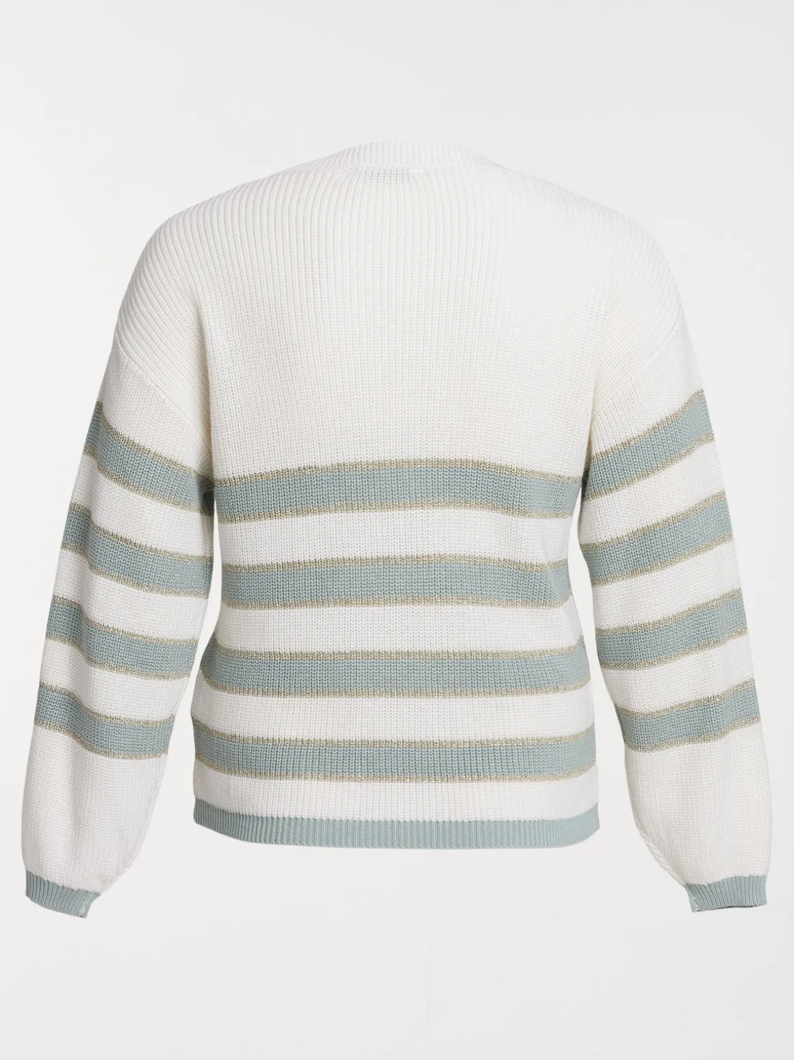 Pull rayures grande taille femme