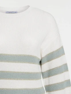 Pull rayures grande taille femme