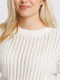 Pull ricotta manches courtes femme