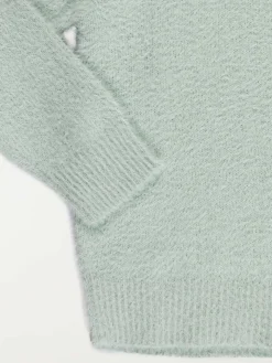 Pull vert d'eau baby fille (3-12A)