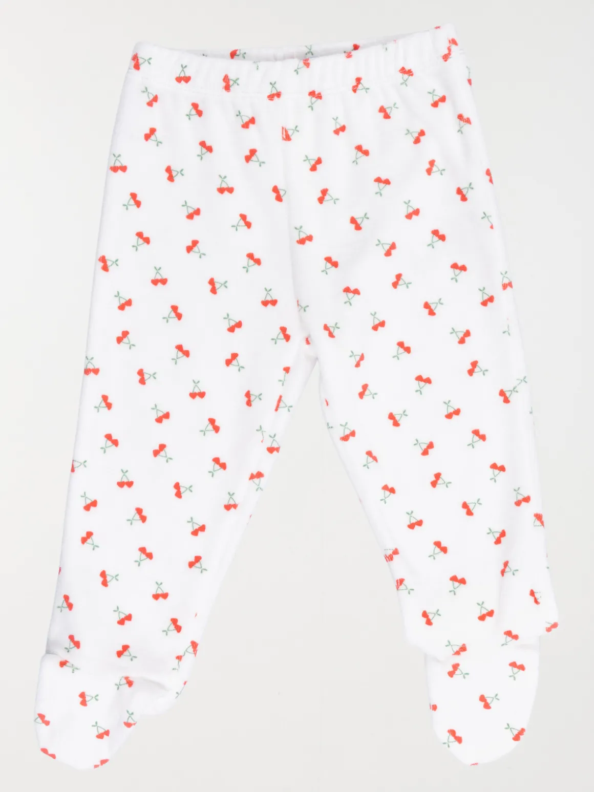 Pyjama cerise col claudine fille (6-36M)