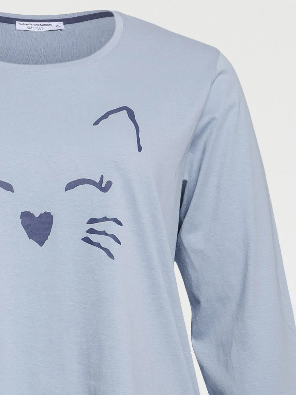 Pyjama chat grande taille femme