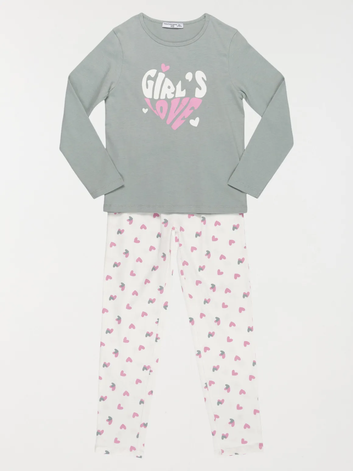 Pyjama coeurs fille (3-12A)