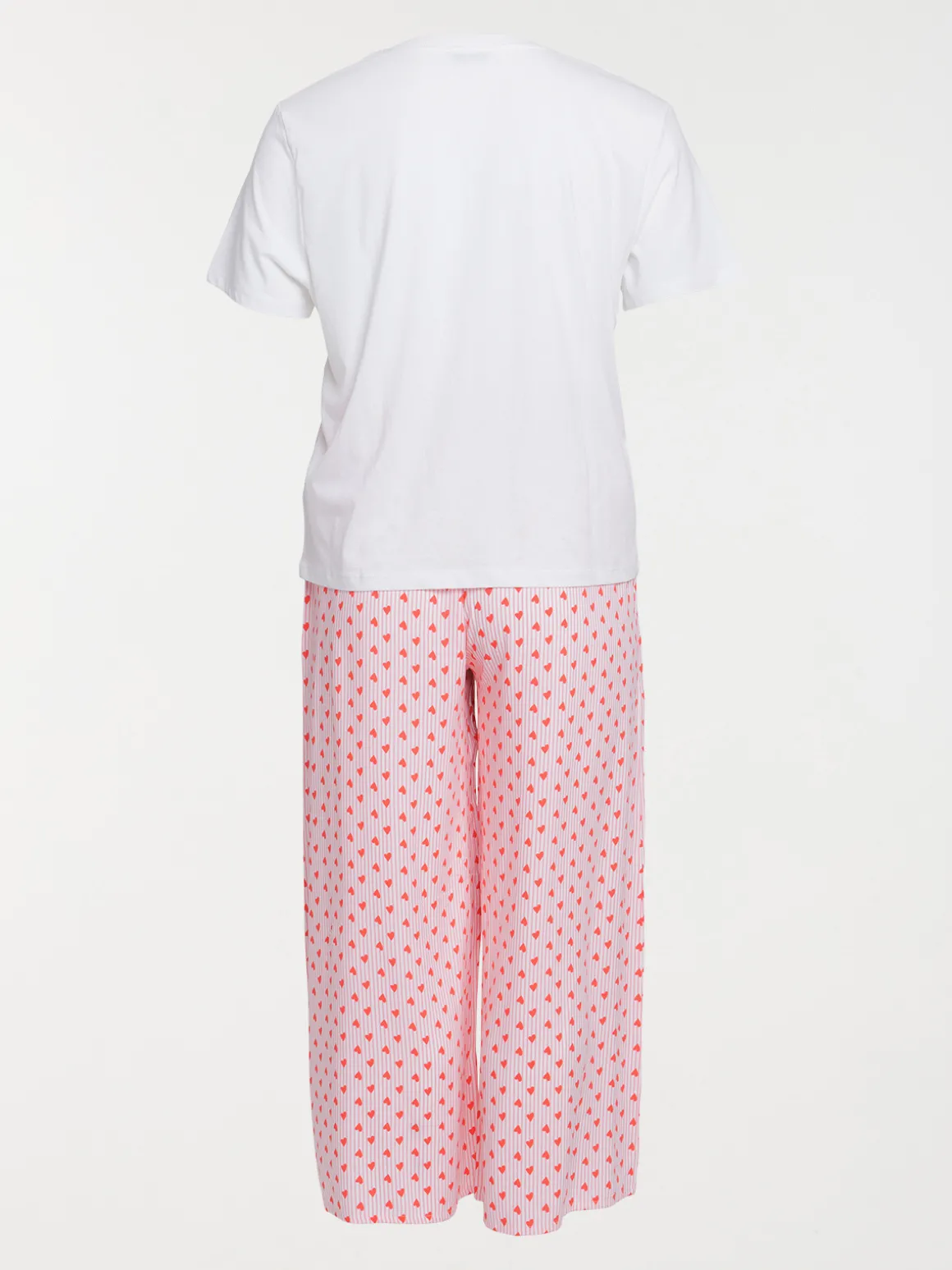 Pyjama coeurs grande taille femme