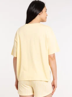 Pyjama court Happy morning femme