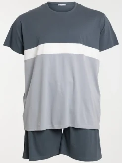 Pyjama court homme grande taille