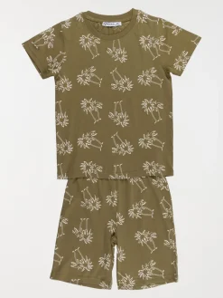 Pyjama court imprimé garçon (3-12A)