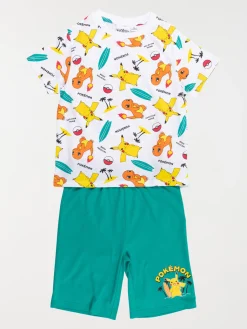 Pyjama court Pokémon garçon (3-12A)