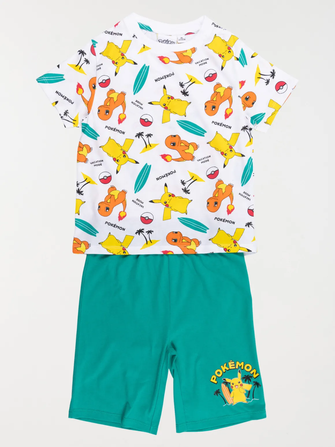 Pyjama court Pokémon garçon (3-12A)