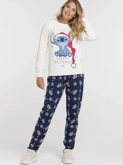 Pyjama de Noël Stitch femme