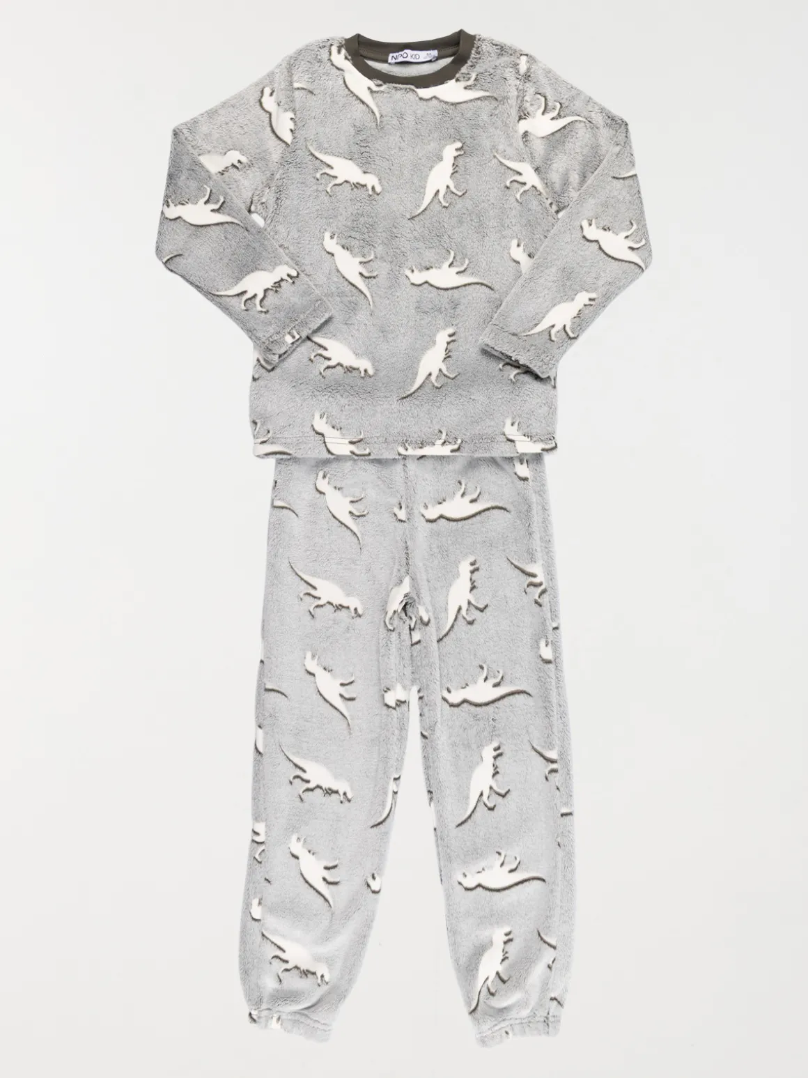 Pyjama dinosaure polaire garçon (3-12A)