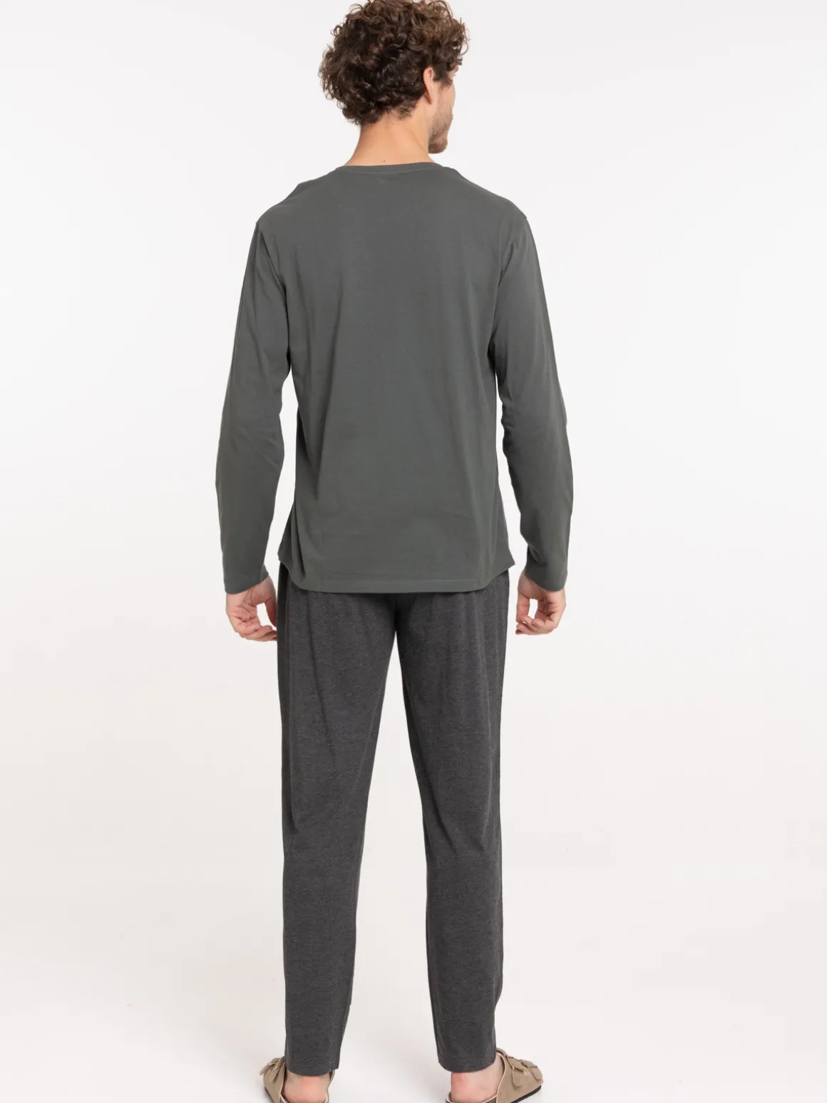 Pyjama homme gris ardoise