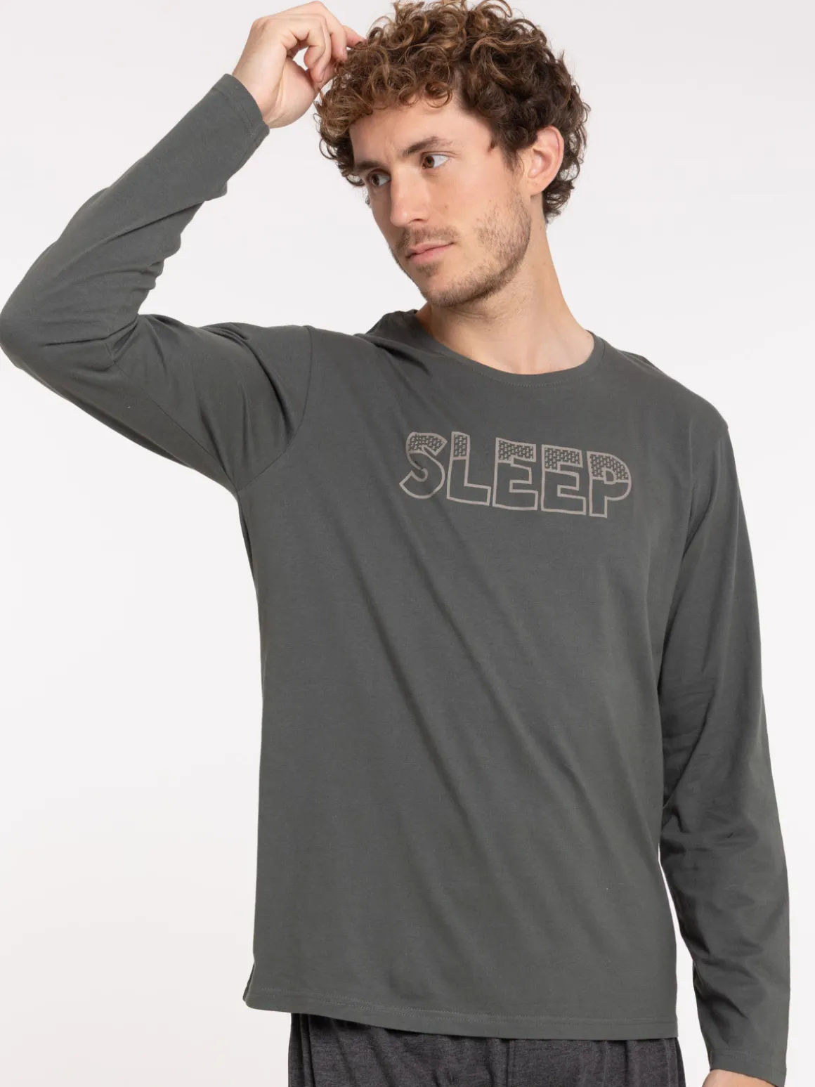 Pyjama homme gris ardoise