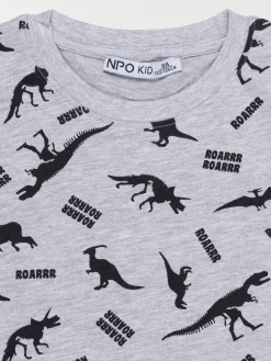 Pyjama motif dinosaure garçon (3-12A)