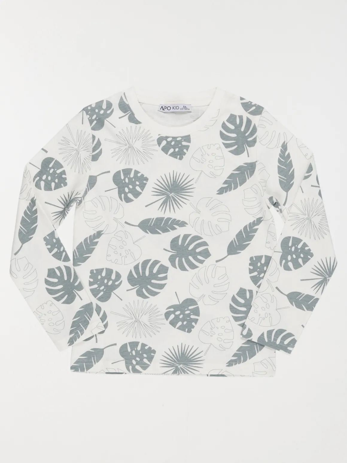 Pyjama motif feuillage garçon (3-12A)