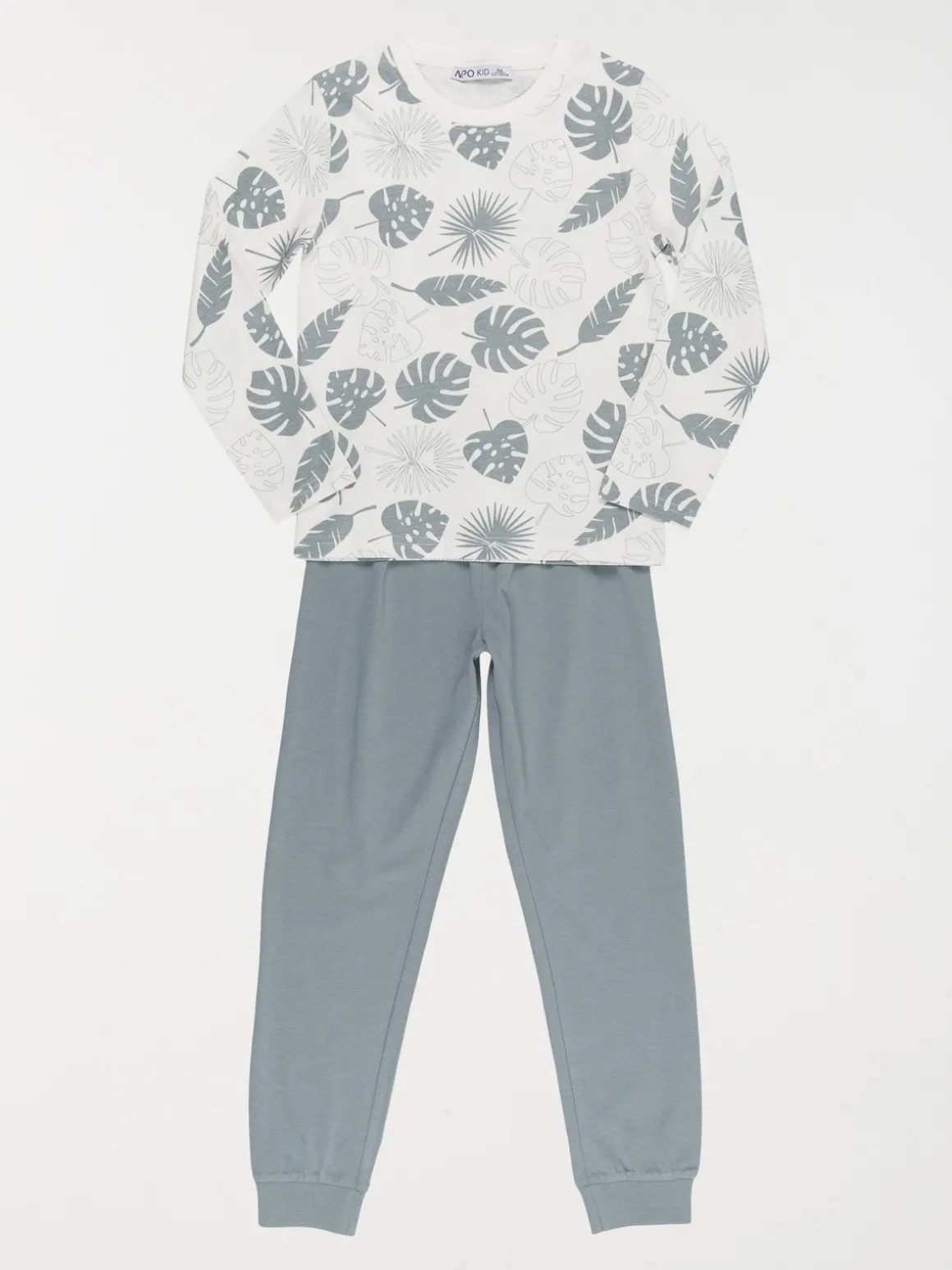 Pyjama motif feuillage garçon (3-12A)