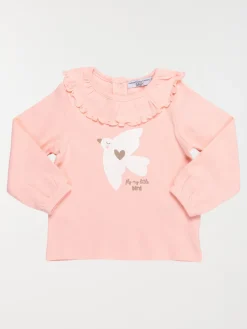 Pyjama motif oiseau fille (6-36M)