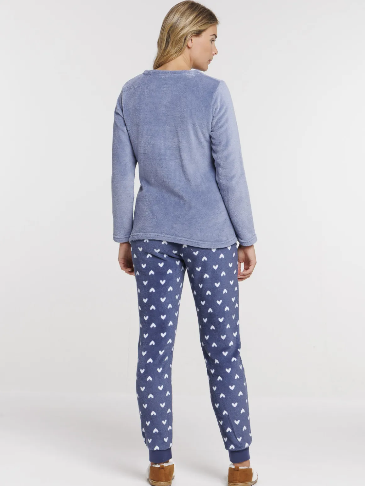 Pyjama polaire ourson femme