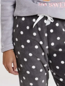 Pyjama polaire pingouin femme