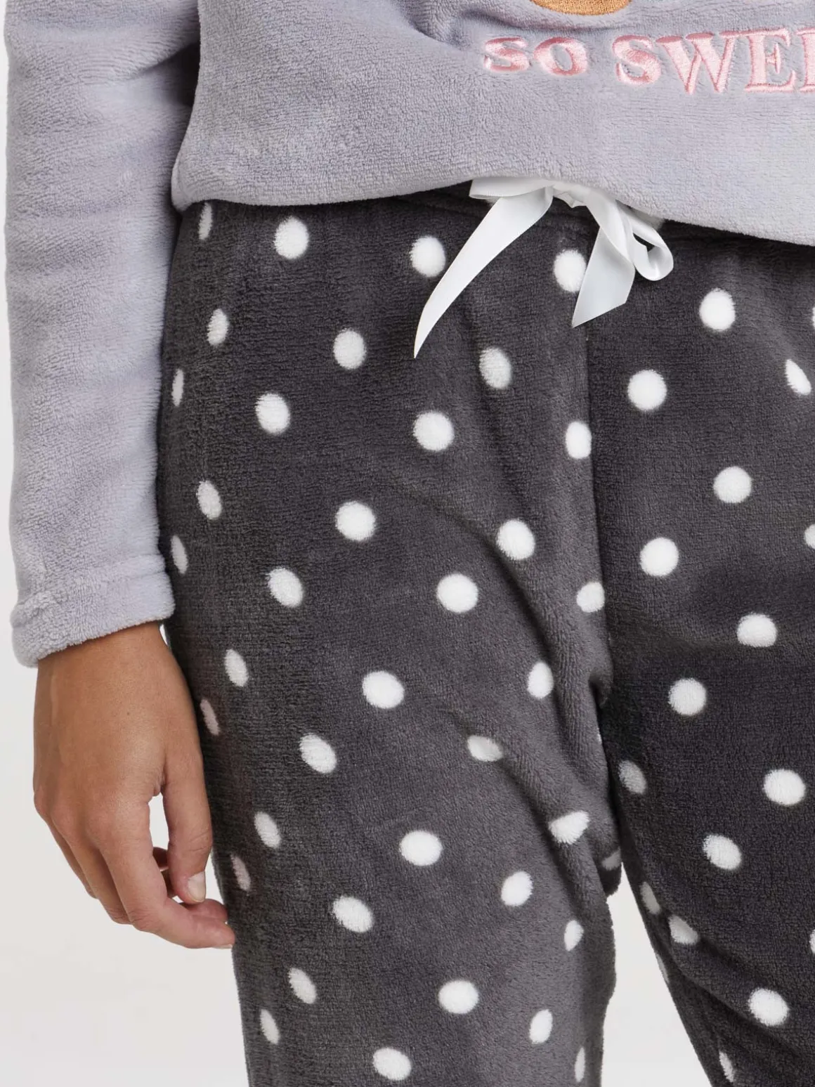 Pyjama polaire pingouin femme