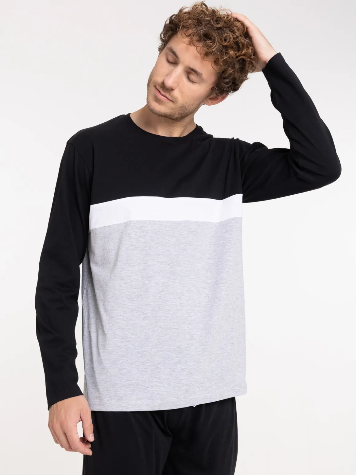 Pyjama tricolore homme