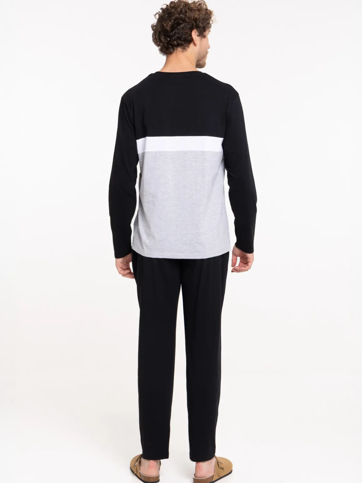 Pyjama tricolore homme