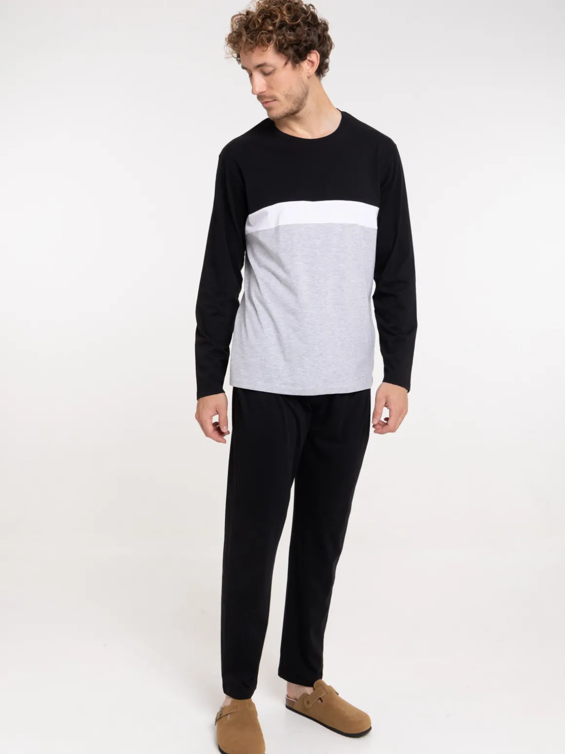 Pyjama tricolore homme