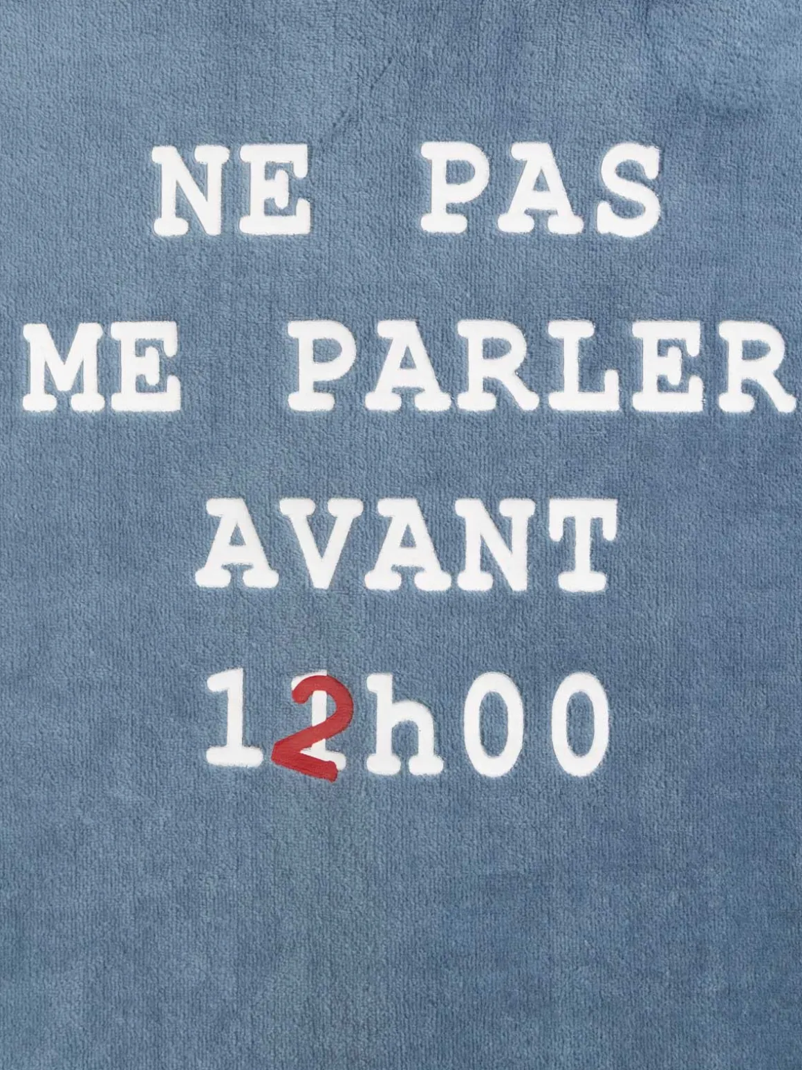 Pyjama velours message garçon (XXS-M)