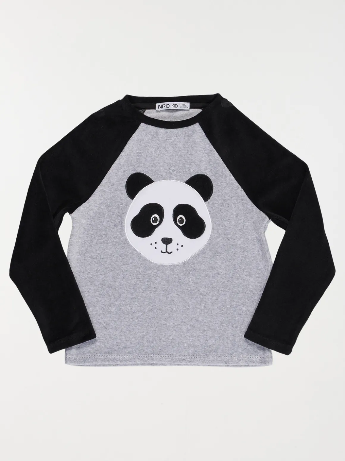 Pyjama velours panda garçon (3-12A)