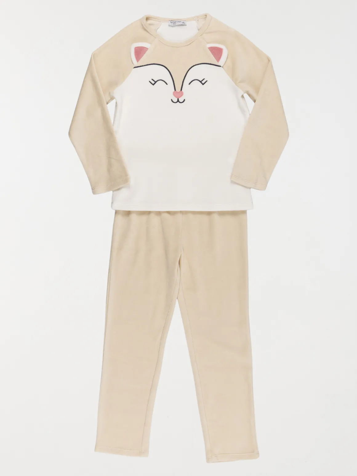 Pyjama velours renard fille (3-12A)