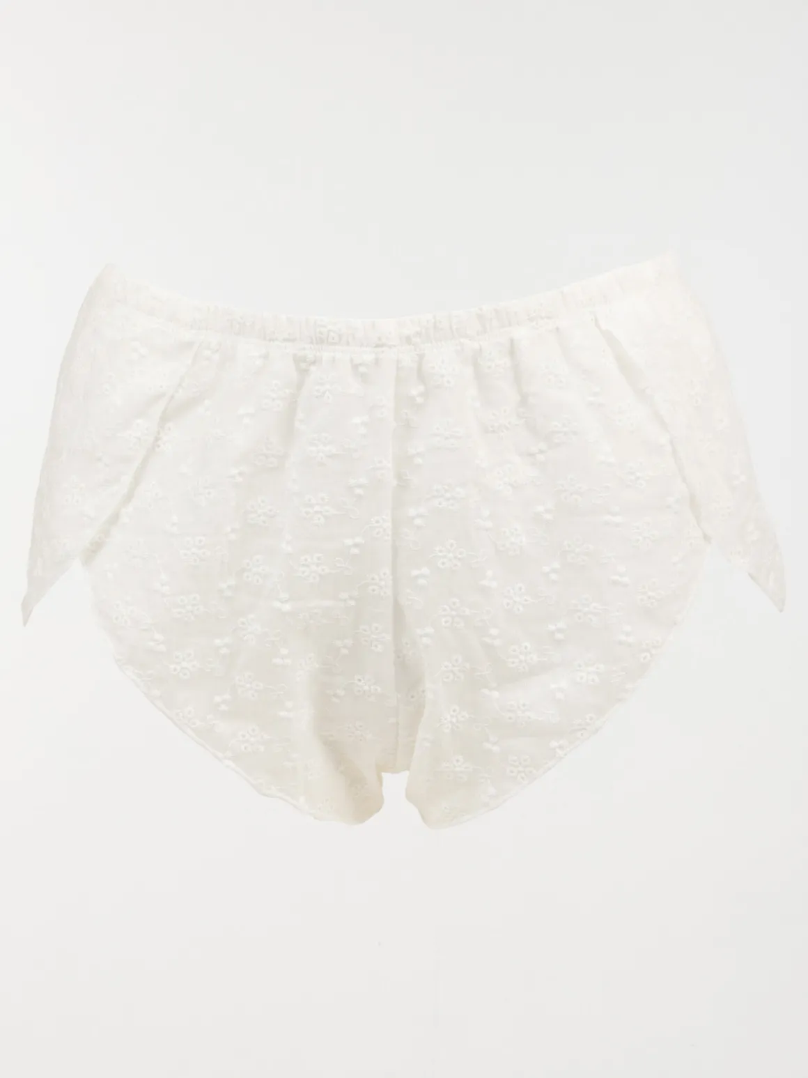 Pyjashort broderie anglaise femme