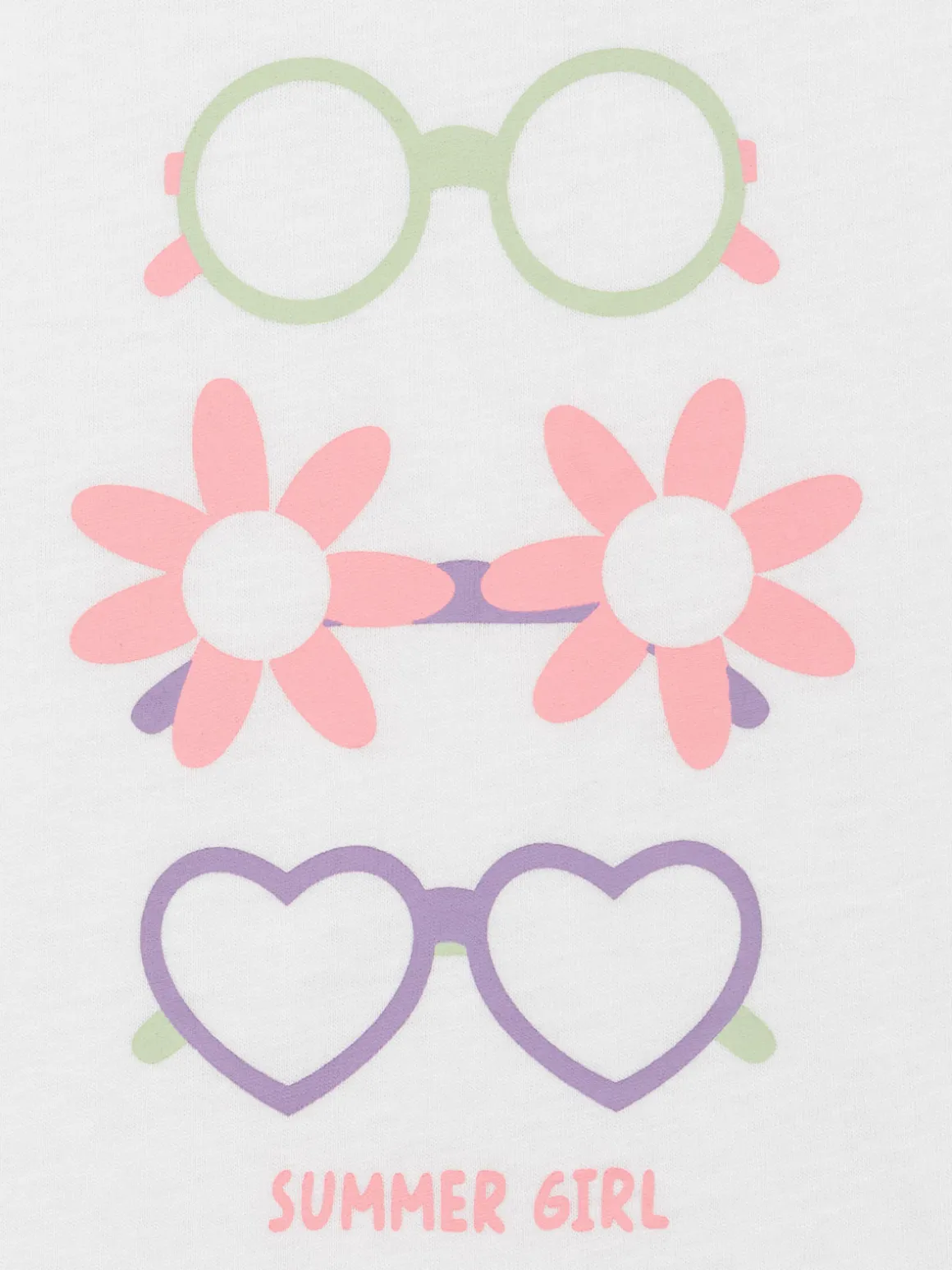 Pyjashort lunettes fille (3-12A)