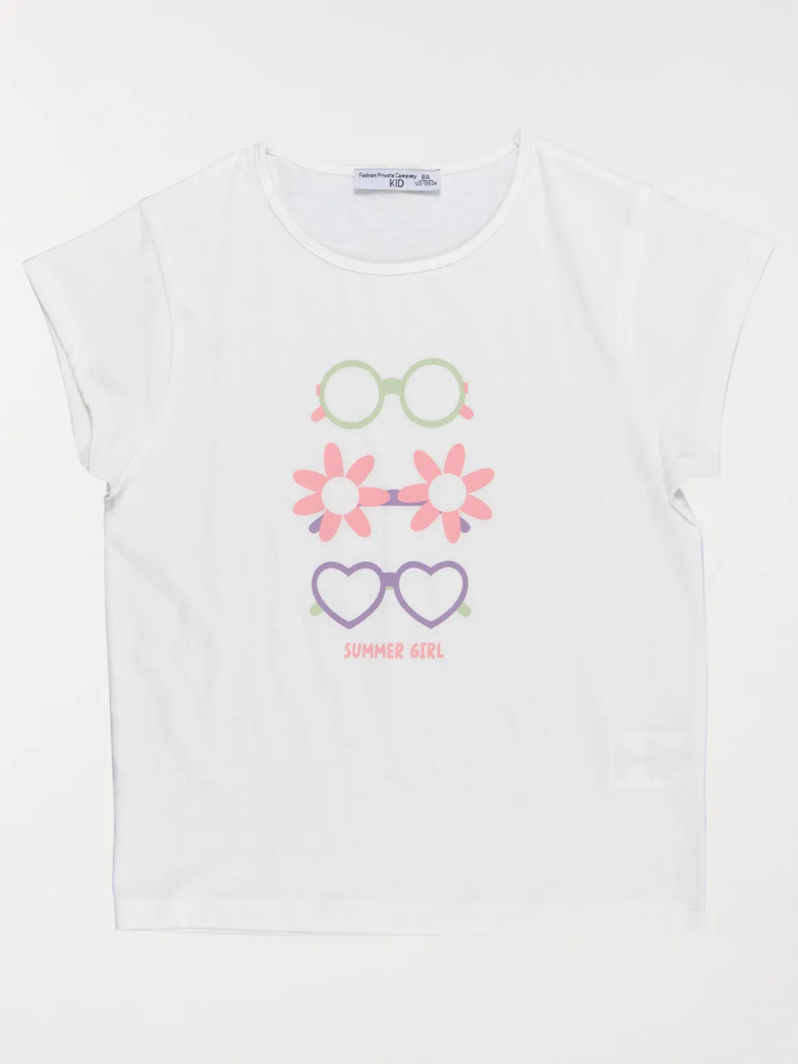 Pyjashort lunettes fille (3-12A)