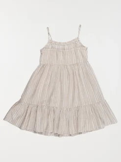Robe à bretelles rayures fille (3-12A)