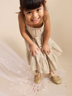 Robe à bretelles rayures fille (3-12A)