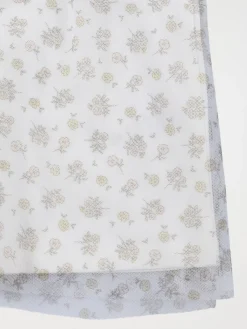 Robe bimatière fleurie fille (3-12A)