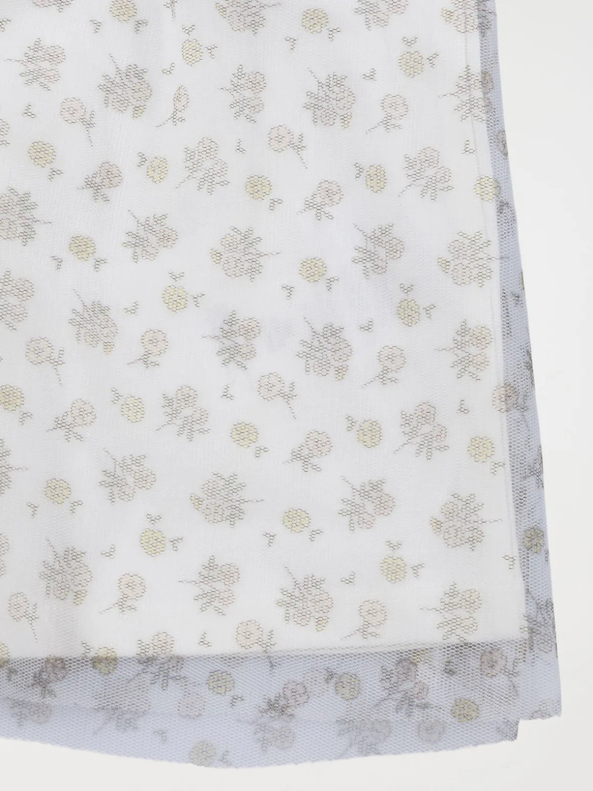 Robe bimatière fleurie fille (3-12A)